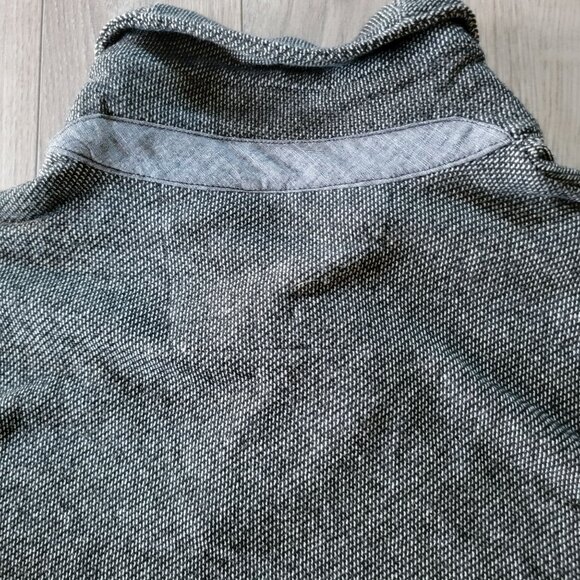 Banana Republic Mens Grey Shawl Collar Pullover Sweater Size M - Picture 5 of 15